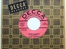JAMES GALLAGHER 45 Crazy Chicken / Just For You PROMO Rockabilly DECCA w3135