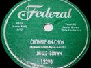 James Brown 78 RPM Record FEDERAL 12290 I Won't Plead No More E Copy