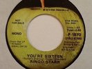 RINGO STARR YOU'RE SIXTEEN THE BEATLES APPLE 45 PROMO RARE MONO PIC SLEEVE P-187