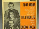 Buddy Holly & Crickets - Four More RARE Mono Irish Pressing Coral 45 7 Vinyl