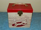 Vintage Platter - pak Carrying Case with records