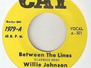 WILLIE JOHNSON Between The Lines CAT FUNKY  NORTHERN SOUL 45