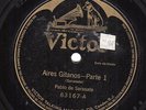 144p.  Pablo de Sarasate - Aires Gitanos, Parte 1 & 2 - Victor 63167 - ex. cond.