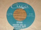 45RPM,  BIRDLEGS & HIS BIRDS.  SPRING  /  SO MANY WAYS.  CUCA-1125.