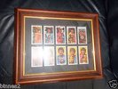 THE BEATLES MOUNTED FRAMED SGT. PEPPERS LHCB  WARUS TRADING CARDS FULL SET 10