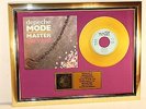 Depeche Mode, Master And Servant, mit Cover, Gold Record, Award, platin