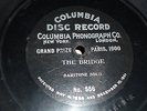 Baritone Solo The Bridge 78 Columbia Disc Record 556 Single Sided