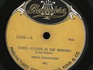 78 RPM RARE MUSEUM QUALITY  1922 PHONOGRAPH  LABEL BELVEDERE 11135 MUSTC/EE-