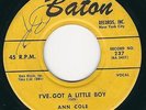 R&B Rocker Ann Cole BATON 237 ( ? ) I've got a little boy / Got my mo-jo workin