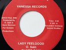 OLIVER SAIN-LADY FEELGOOD /CRUISIN' ON SUNSET-MODERN SOUL BOOGIE FUNK 45 on VANE