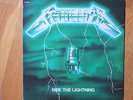 METALLICA Ride the lightning 1984 pochette verte