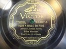 78 RPM EDNA WINSTON VICTOR 20407 - I GOT A MULE TO RIDE -  E