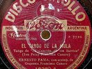 (R) CANARO/FAMA Tango 78rpm Criollo 16280 Tigre Millan