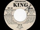 CLASSIC ROCKABILLY-MAC CURTIS-KING 5059 (BIO PROMO)-SAY SO/I'LL BE GENTLE