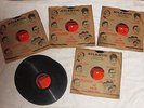 5 Vintage 78 records on Atlantic LaVern Baker Ivory Joe Hunter Ruth Brown Turner