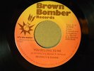 Beverly & Duane 45 YOU BELONG TO ME / LOVE   VG+ to VG++