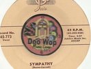 THE CADILLACS Sympathy GROUP DOO WOP SOUL 45 RPM RECORD VG++