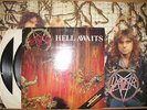 SLAYER LP HELL AWAITS METAL BLADE RECORDS 2 xVINYL COMPLETE W/H POSTER VERY RARE