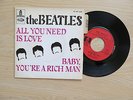 THE BEATLES All You Need Is Love Rare original French 7