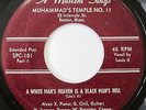 RaRe LOUIS X FARRAKHAN White Man's Heaven Is A Black Man's Hell 45 MOSLEM SINGS
