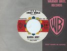 GLORIA GREY 45RPM '64 WARNER BROTHERS IT'S A SWEET WORLD RARE POPCORN SOUL VG++