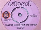 BLIND FAITH-CHANGE OF ADDRESS/SALES OFFICE-7