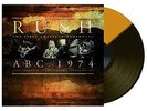 RUSH - ABC 1974 LIVE - HALF BROWN / HALF ORANGE -  2 LP VINYL RECORD STORE DAY