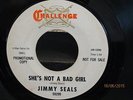 SHE'S NOT A BAD GIRL b/w THE YESTERDAY OF OUR LOVE by JIMMY SEALS