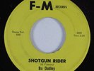 Blues Rocker 45 BO DUDLEY Shotgun Rider F-M VG+ HEAR