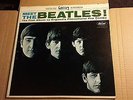 Meet the Beatles 1st press stereo olive print vinyl record lp album EX