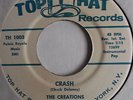 THE CREATIONS crash original 1964 surf U.S. press on Top Hat with Picture Sleeve