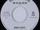 Northern Soul 45 DONALD HEIGHT Girl Do You Love Me RCA VG++/NM HEAR