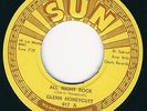 70s pressing & 1st issue Rockabilly Glenn Honeycutt SUN 617 ( ? ) All night rock