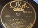 HOT 1920s JAZZ 78 RPM BIX & GANG SUPER CLEAN WA Da Da/Ol Man Rivr OKEH 41088 E