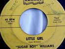 Northern Soul Blues 45 Sugar Boy Williams Little Girl Original Herald #555