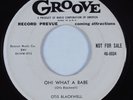 R&B Rocker 45 OTIS BLACKWELL Oh What A Babe GROOVE HEAR