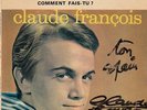 45 T EP CLAUDE FRANCOIS  // DEDICACE: 