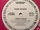 HERBIE HANCOCK - i thought it was you b/w sunlight - COLUMBIA - PROMO - VG++