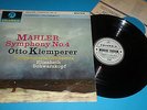 SAX 2441 MAHLER KLEMPERER 'SYMPHONY No. 4 IN G MAJOR' COLUMBIA BLUE/SILVER LABEL