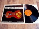 LXT 5641, RICCI/SARGENT, TCHAIKOVSKY/DVORAK VIOLIN CONCERTO, UK DECCA LP/1961/EX