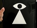 VERY RARE NEW MINT SERATO PROMO ONLY WHITE CONTROL VINYL RECORD W/ FRAMING