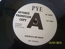 JAN PANTER Scratch My Back  1966 ADVANCE PROMO COPY PYE   MINT      REPRO