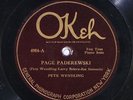 78 RPM -- Pete Wendling / Rudy Wiedoeft, Okeh 4984, E-  Ragtime - Jazz