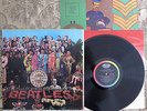 Beatles Sgt Peppers Record LP Mono 1st Press w/Insert & Custom Sleeve Psych Exc