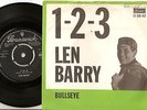 LEN BARRY 1-2-3 123 & BULLSEYE DANISH PS+45 1965 MOD FREAKBEAT NORTHERN SOUL R&B