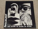 DISCHARGE Hear See Say Nothing Gatefold Cover Clay Records LP 3 1982 Vinyl Punk