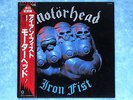 MOTORHEAD Iron Fist VIP-6824 JAPAN LP w/OBI 037az7