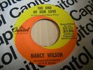NANCY WILSON - THE END OF OUR LOVE - CAPITOL