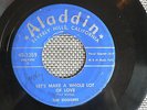 RARE DOO WOP 45 rpm THE DODGERS on ALADDIN lb YOU MAKE ME HAPPY 1954 ORIG