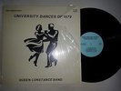 QUEEN CONSTANCE BAND University Dances Of 1978 LP NM In Shrink